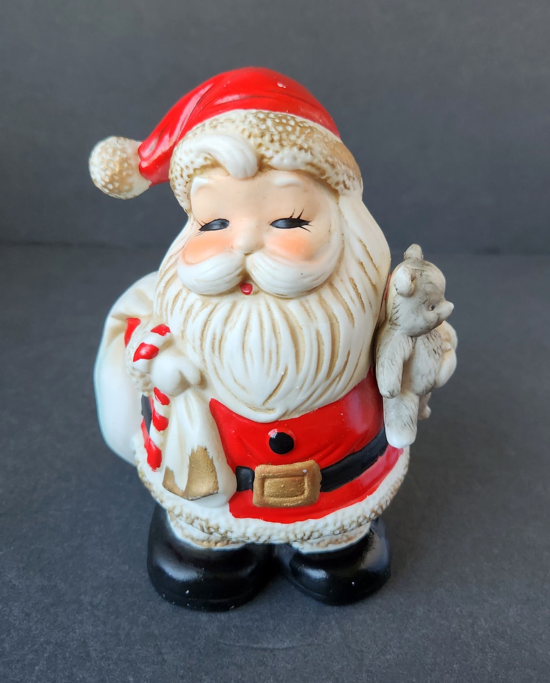 Banque d'images de Père Noël vintage doux en céramique France