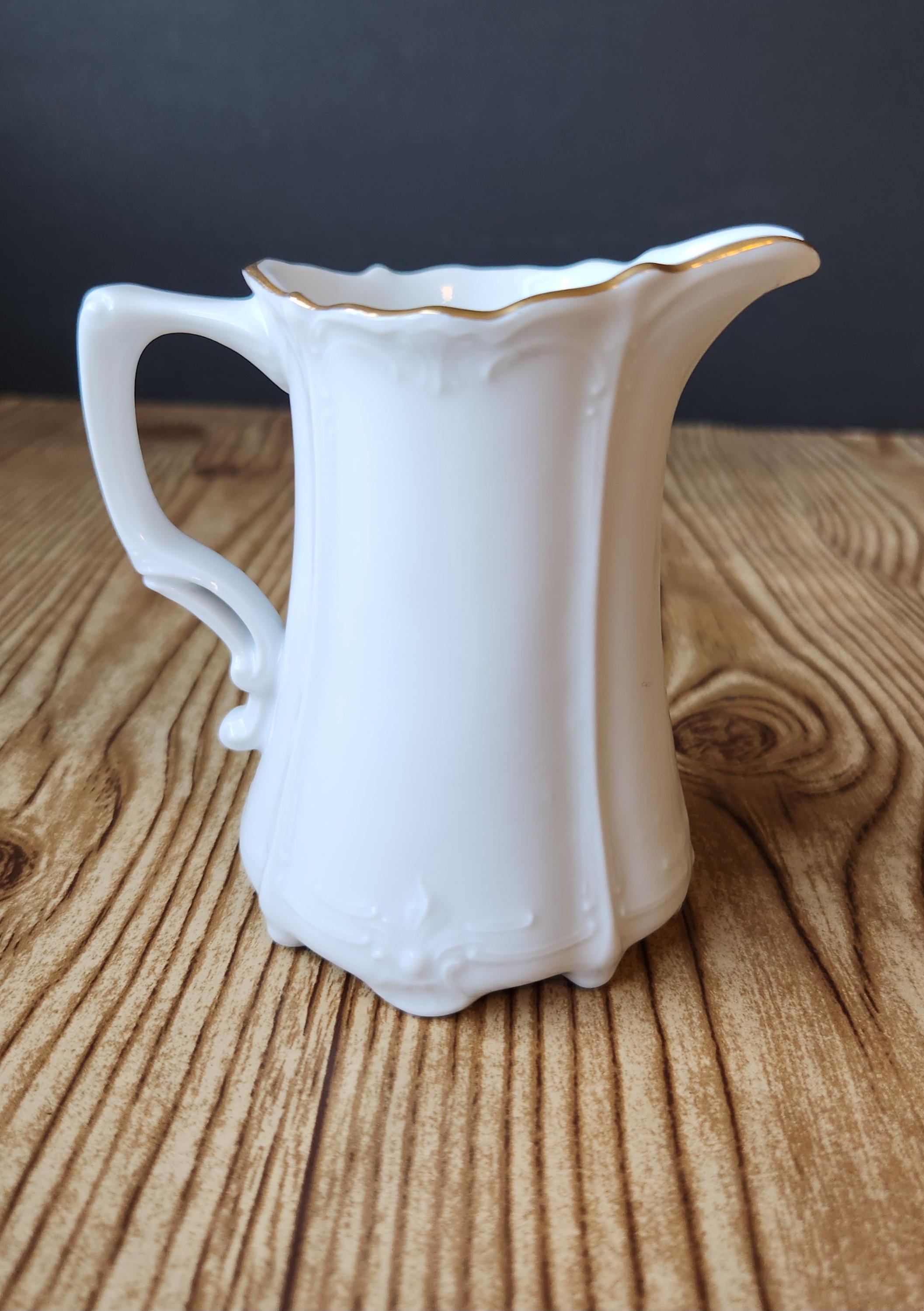 Hutschenreuther Selb Fine Bavaria White Porcelain Creamer Vintage