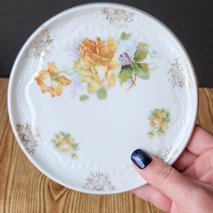 Art Nouveau Antique Transferware Porcelain Small Decorative Tray