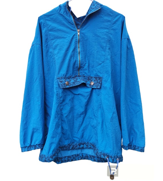 90's Vintage Segrets Teal Blue Nylon Sweat Suit /… - image 1