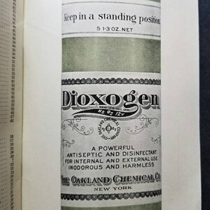Antique Oakland Chemical Co. Dioxogen Pamphlet "126 Games For Young and Old" image 5