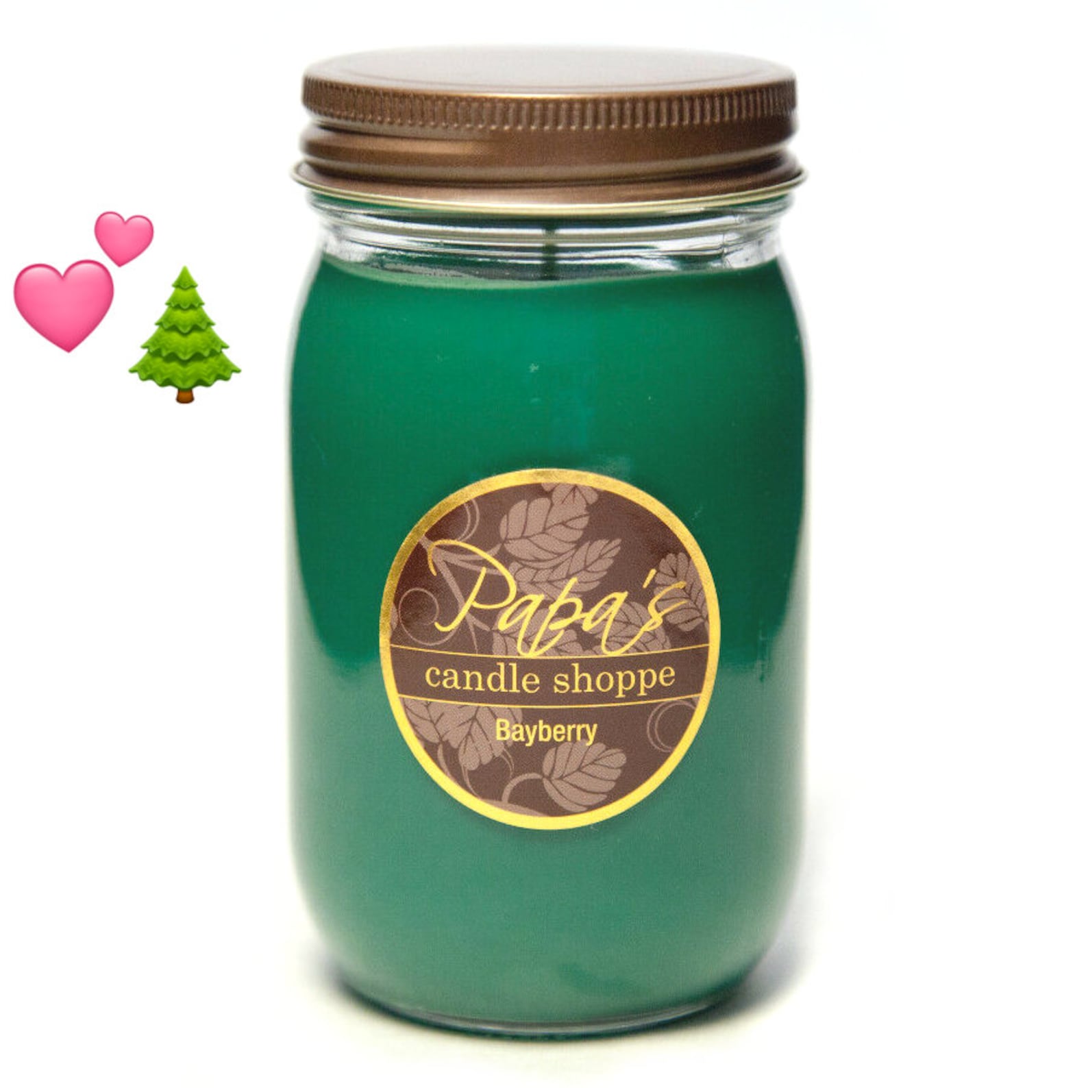 Bayberry Soy Candle 16 Oz or 8 Oz Jar Highly Scented Candle Etsy