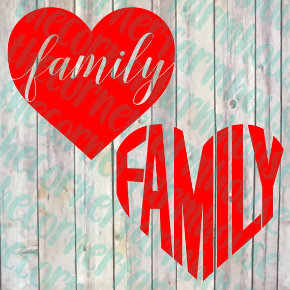 Download Family Heart Svg Dxf Png Clip Art Cut File Etsy PSD Mockup Templates