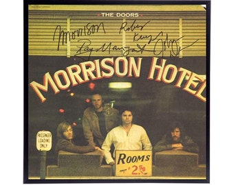 The Doors Autographed Album Cover Replica,