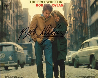 Bob Dylan Autographed Album Cover Replica,