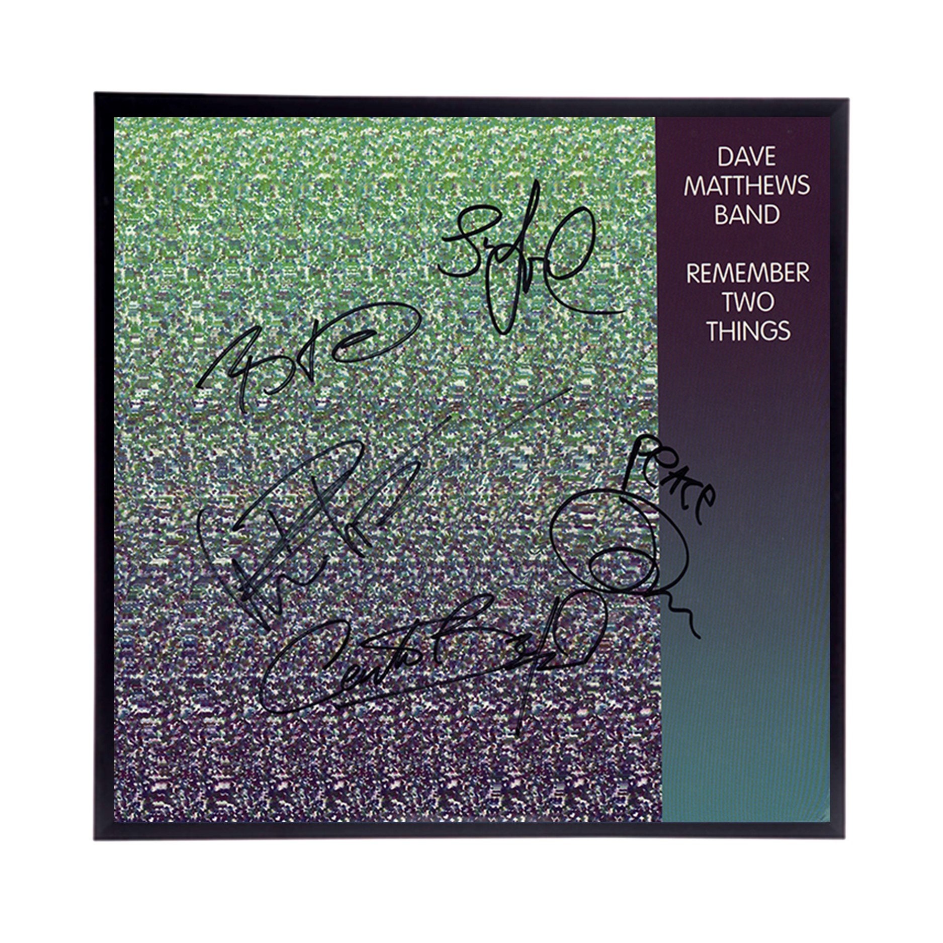 Autographed Dave Matthews Band remember Two Things Album Cover ...