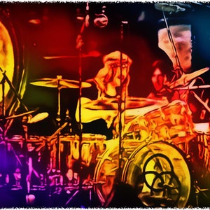 John Bonham, celestial art prints/ Led Zeppelin