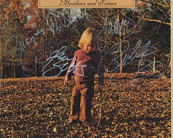 Allman Brothers Autographed Album Cover Replica,