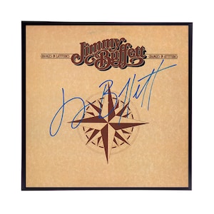 Jimmy Buffett  Autographed Album Cover Replica, 12" x 12" or 11" x 14" Framed Photo of Jimmy.  Your Choice.