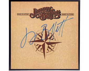 Jimmy Buffett  Autographed Album Cover Replica, 12" x 12" or 11" x 14" Framed Photo of Jimmy.  Your Choice.