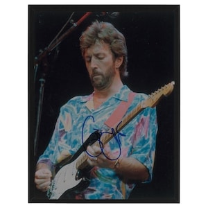 Eric Clapton Autogrammed Photo Reprint / In verschiedenen Größen erhältlich