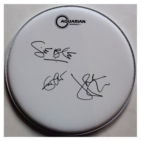 Cream Ginger Baker/Eric Clapton/Jack Bruce Autographed / Signed 10" Drumhead Replica