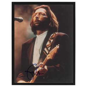 Eric Clapton Autogrammed Photo Reprint / In verschiedenen Größen erhältlich