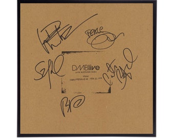 Dave Matthews Autographed Album Cover Replica,