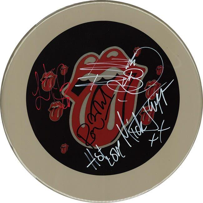 本物 Charlie watts 直筆サイン ローリングストーンズ CHARLIE WATTS SIGNED AUTOGRAPH 10