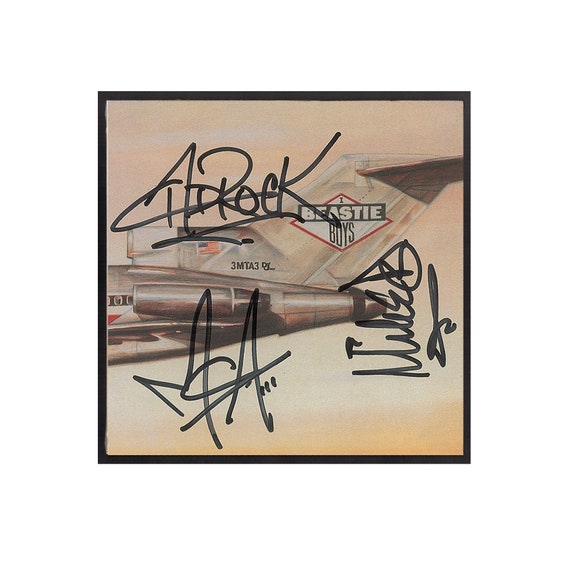 レア　ビースティ・ボーイズBeastie Boys直筆サインCD ラップ　ロック ビースティ・ボーイズBeastie Boys直筆サインレコード