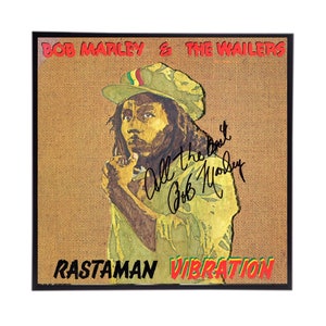 BOB MARLEY ポストカード 額縁付き レゲエ Bob Marley Autograph - Etsy