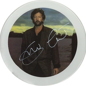 Eric Clapton BB King Autogramm / Signiertes 10&quot;Replik Trommelfell