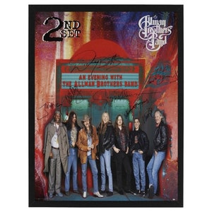 Allman Brothers Autographed Promo / Available in various sizes