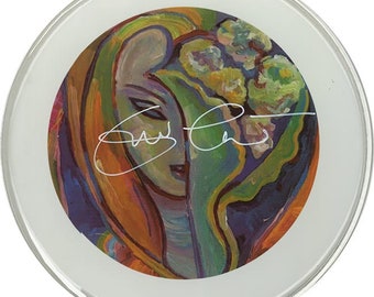 Replica della pelle di batteria da 10" di Eric Clapton "Layla" autografata/firmata