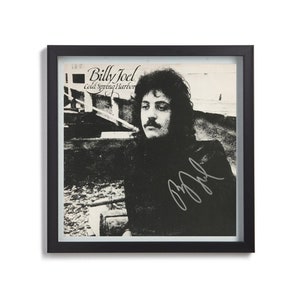 Billy Joel &quot;Cold Stone Harbour&quot; Autographed Album Cover Replica,