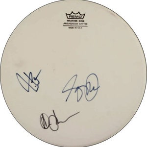 RUSH Neil Peart Handsigniertes 10&quot;Replik Trommelfell