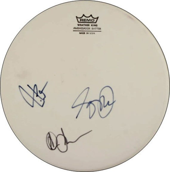 Neil peart signed drumsticks deals