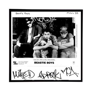 Autographed Beastie Boys &quot;Promo Photo&quot; Replica. FRAME INCLUDED