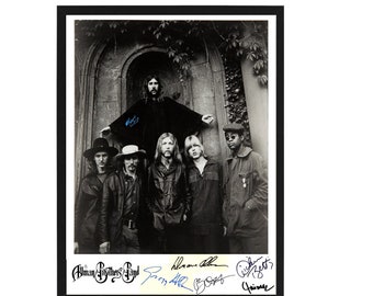 Allman Brothers Autographed Promo / Available in various sizes