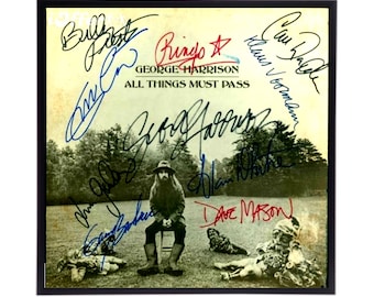 Beatles Autographed Album Cover Replica,