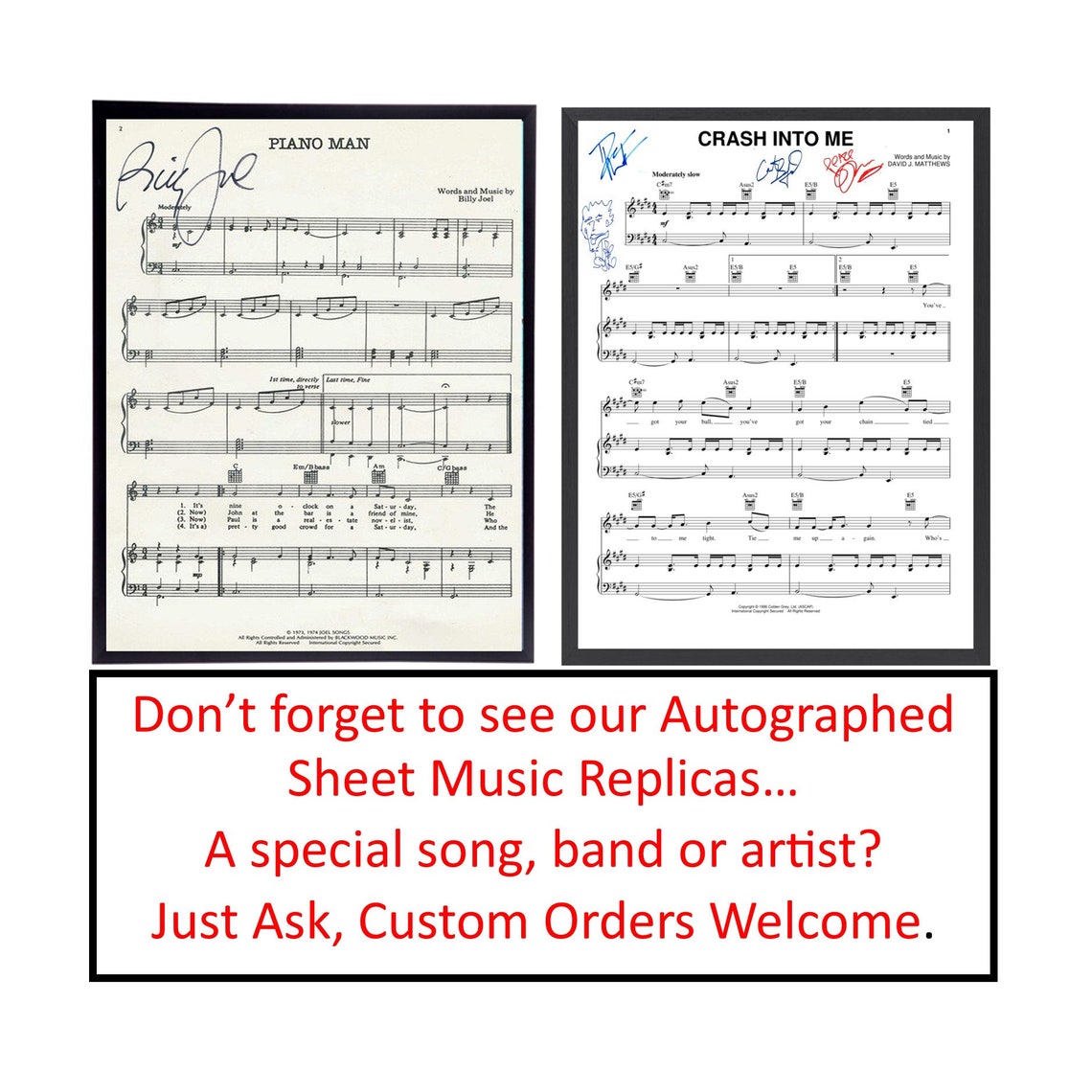 Frame Included/ AC/DC Autographed Photo Reprintframe INCLUDED - Etsy