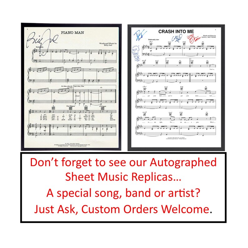 Frame Included/ AC/DC Autographed Photo Reprintframe INCLUDED - Etsy