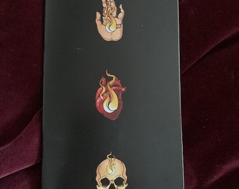 Book of Shadows Lined Paper Journal Grimoire for Spell Casting Notes, Practicing Magic and Manifestation, Witchcraft Magic Tool
