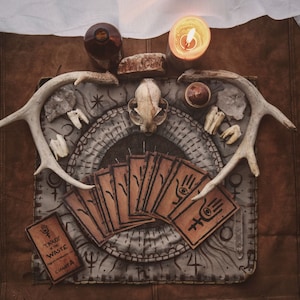 Tarot of the Waste Tarot Deck, Cartas de Tarot post-apocalípticas, Apocalipsis original, Herramienta de adivinación de baraja de tarot de arcanos mayores con temática de Wasteland