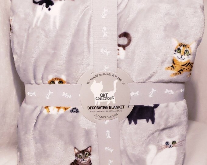 Berkshire Lili Chin Cat Creations Blanket Etsy