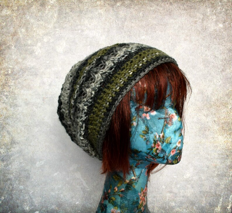 Crochet Mittens or Fingerless Gloves in Camo Colours image 7