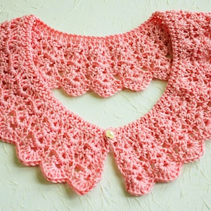 Cotton Peter Pan Collar, Vintage Style, Retro Collar,  Lacy Collar, Vintage Style