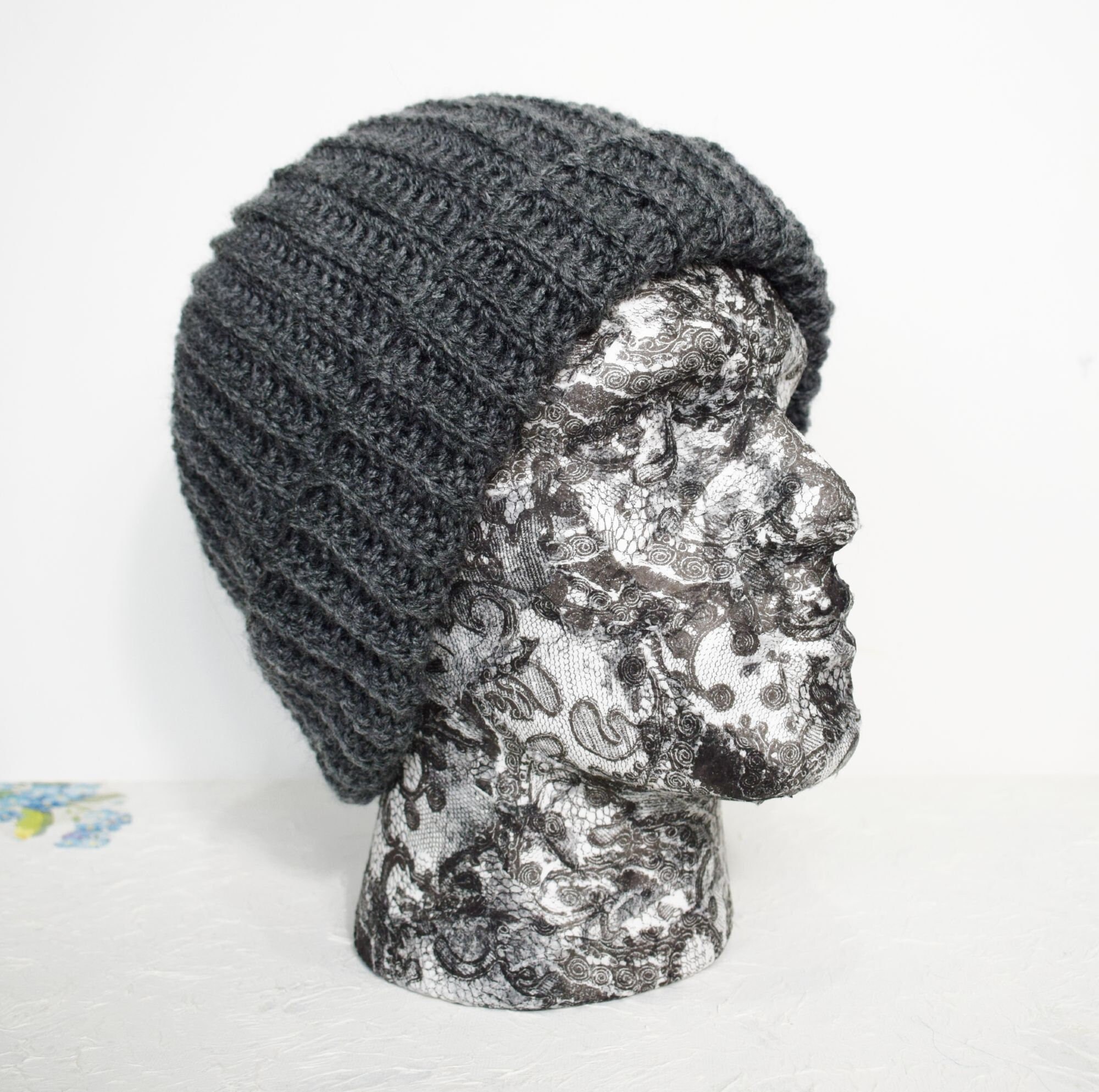 Unisex Ribbed Stretch Beanie Non Wool 