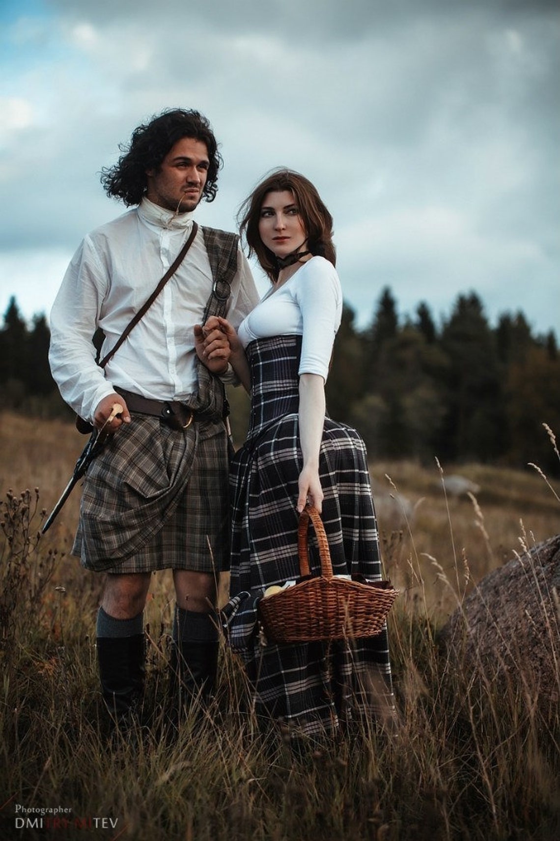 Based on Outlander series scottish full cosplay costume Etsy