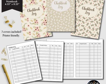 checkbook register etsy