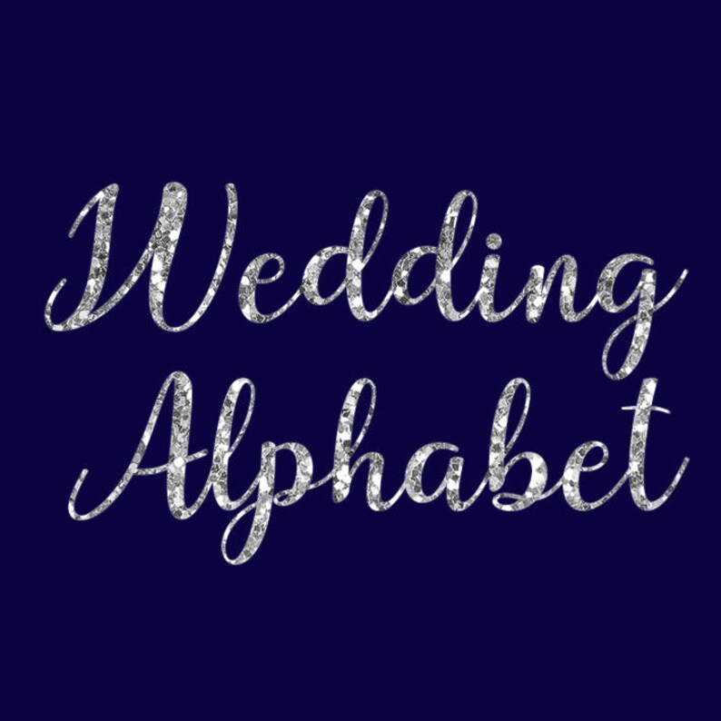 silver glitter alphabet font silver alphabet letters alphabet etsy