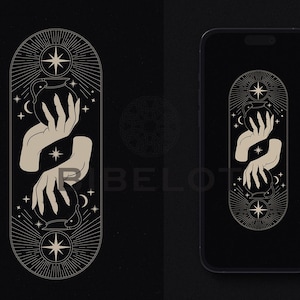 The Star Tarot Phone Wallpaper: Gothic Inspiration (Digital Download)