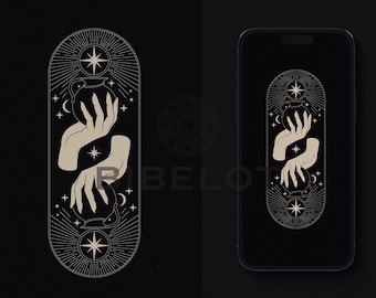 The Star Tarot Phone Wallpaper: Gothic Inspiration (Digital Download)