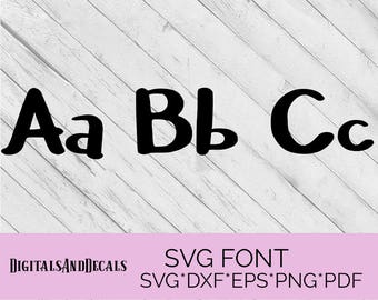 SVG Font Alphabet, Svg Fonts for Cricut, SVG lettering, Cameo Font, Font Svg Files, Fonts For Cricut, SVG Font Cut Files, Cricut Fonts