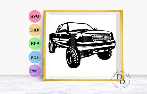 Free Free 270 Silhouette Truck Chevy Silverado Svg SVG PNG EPS DXF File