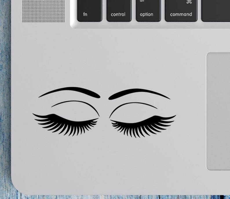 Eyes Decal Eyes Vinyl Eyes Sticker Eye Decal Eyelashes Etsy