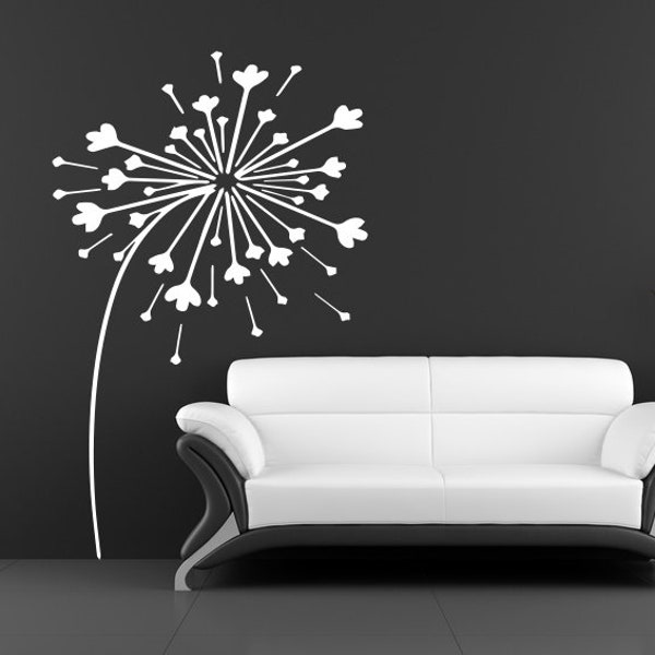 Floral Wall Decals Etsy UK