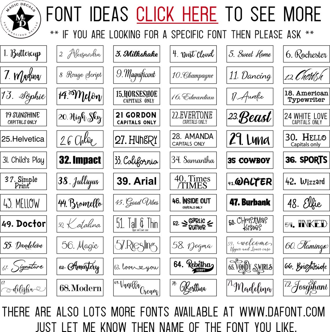 Create Your Own Vinyl Decal Custom Vinyl Decal Choose Your Etsy