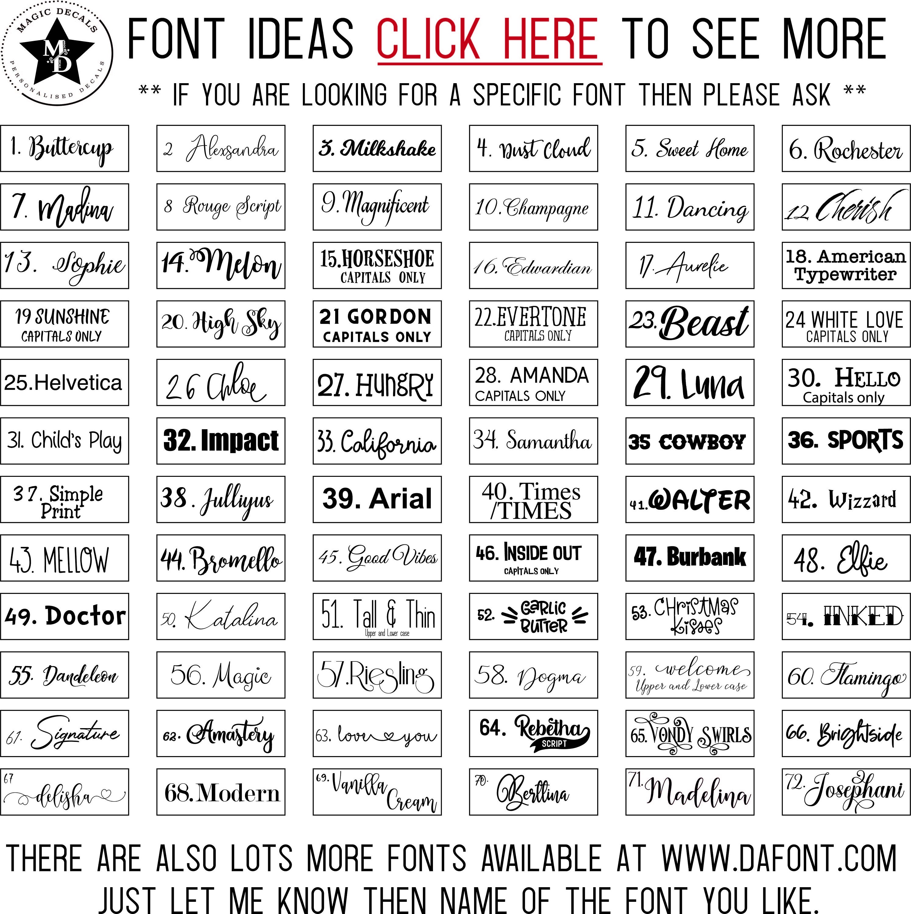 Create Your Own Vinyl Decal Custom Vinyl Decal Choose Your Etsy UK