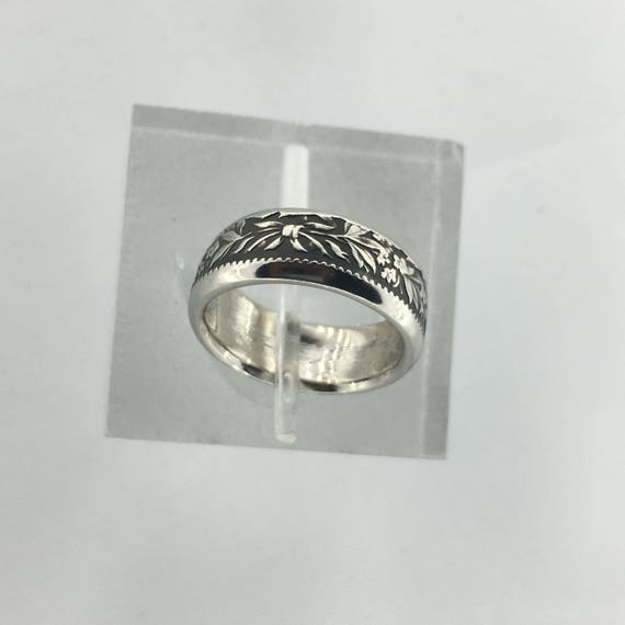 Beautiful Dainty Handcrafted Swiss 20 Rappen Coin Ring Etsy